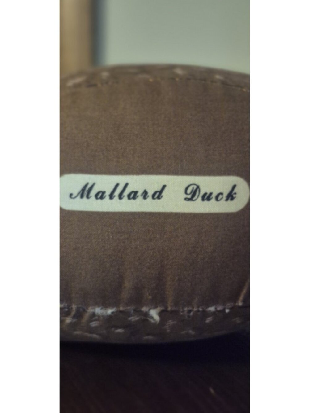 Mallard Duck Decoy Fabric Stuffed Vintage Collectible - Picture 5 of 6